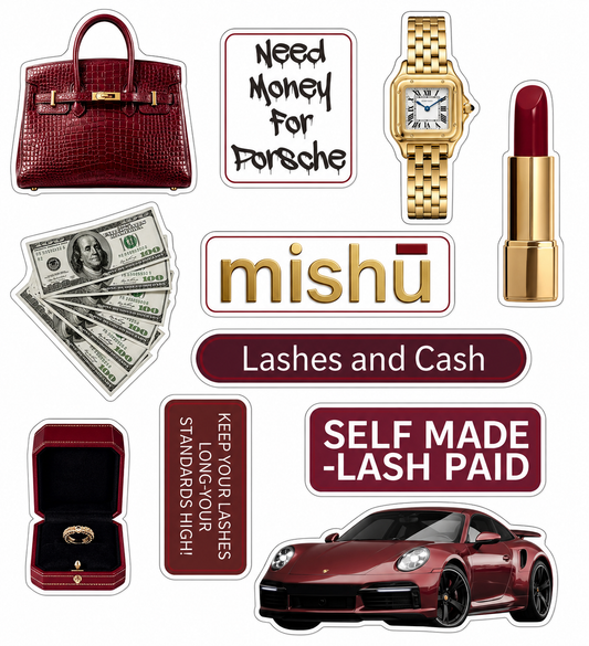 Burgundy Luxe - Phone/Laptop sticker pack