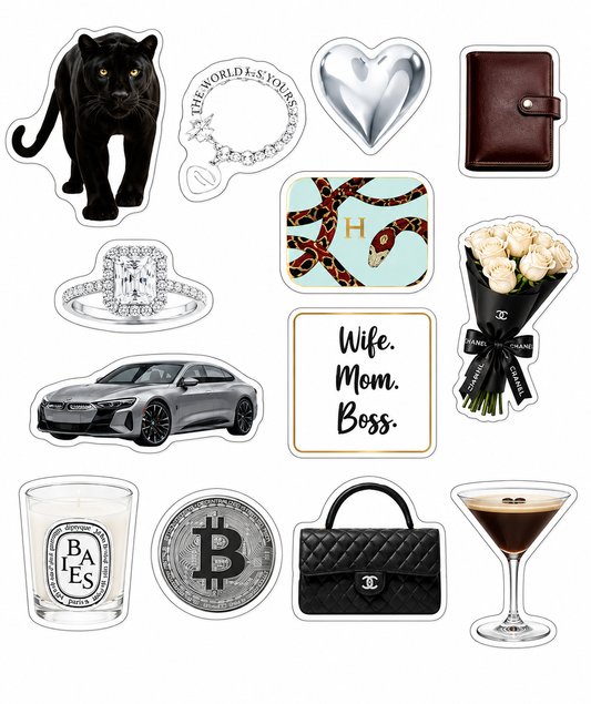 Dark Feminine Energy- Phone /Laptop sticker pack