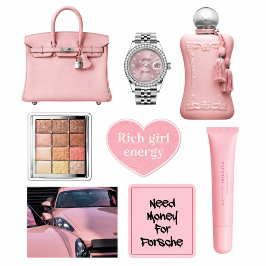Pink Glam - Phone/Laptop Sticker Pack