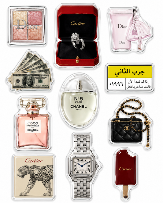 Cartier & Coco - Phone/ Laptop sticker pack